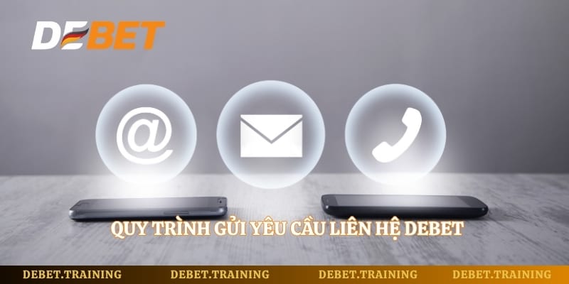 Quy trình gửi yêu cầu liên hệ Debet 
